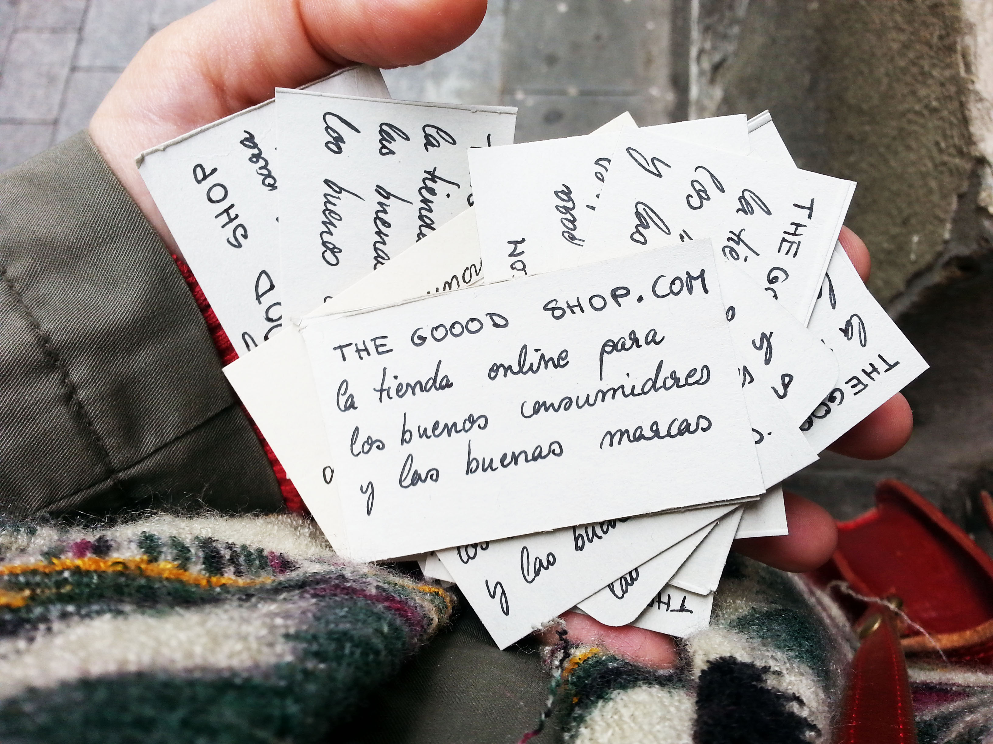 Cards for Fashion Revolution Barcelona