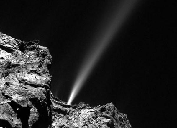 La estela del cometa